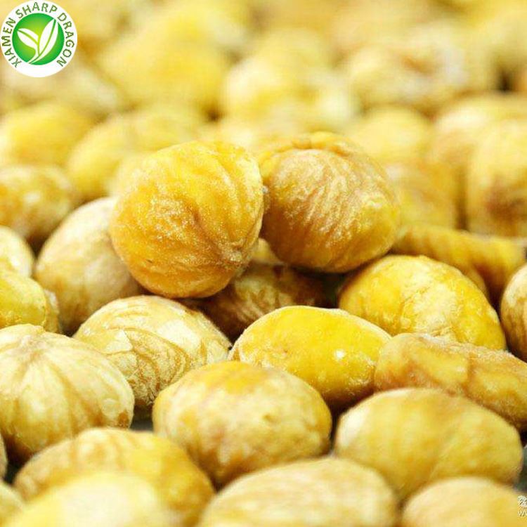 peeled raw chestnuts